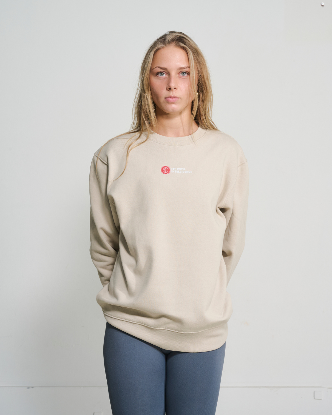 FitMind Classic Crewneck | Desert Dust