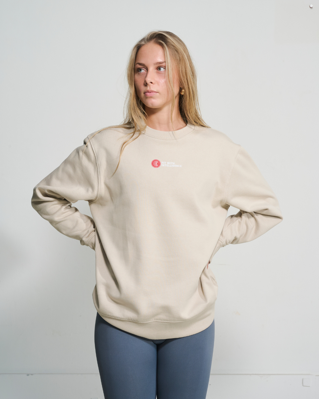 FitMind Classic Crewneck | Desert Dust