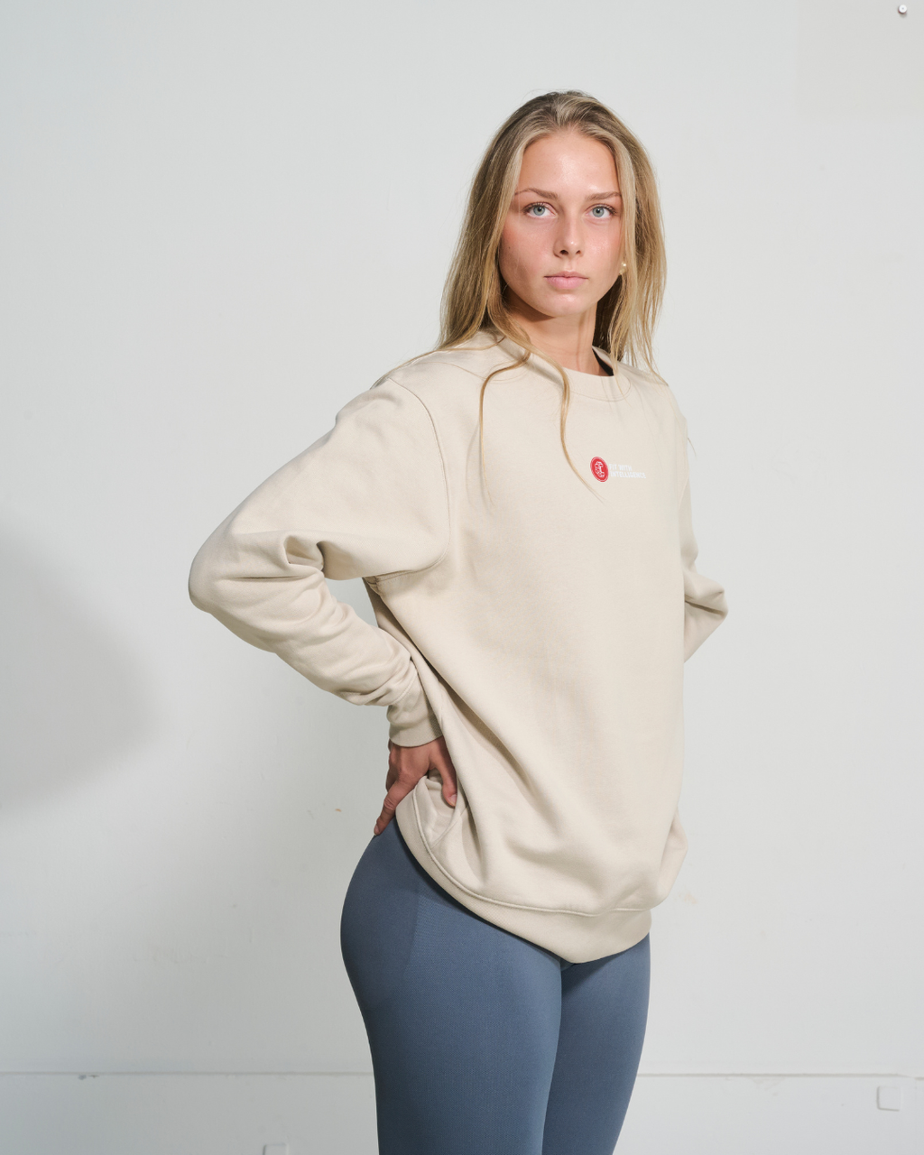 FitMind Classic Crewneck | Desert Dust