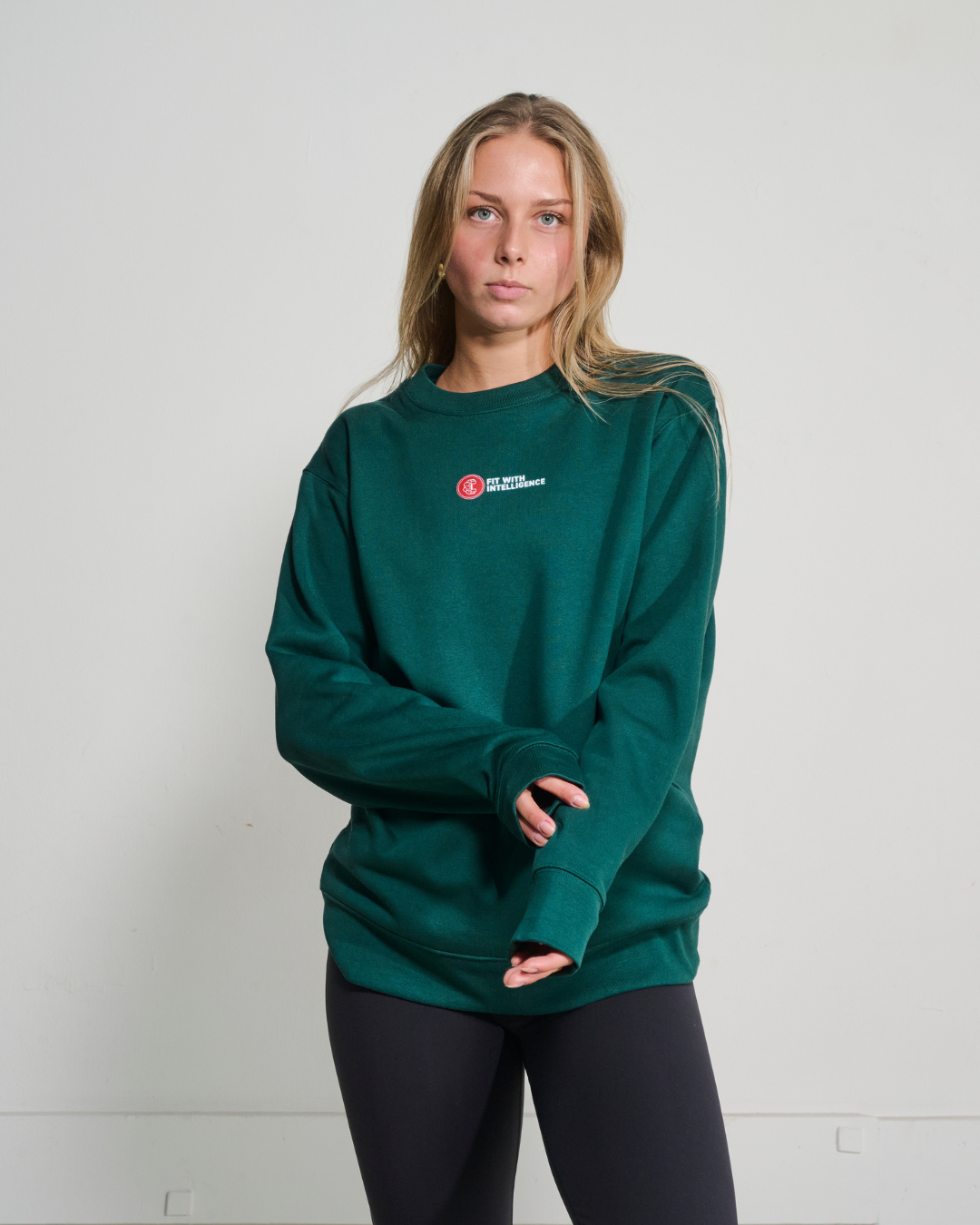 FitMind Classic Crewneck | Glazed Green