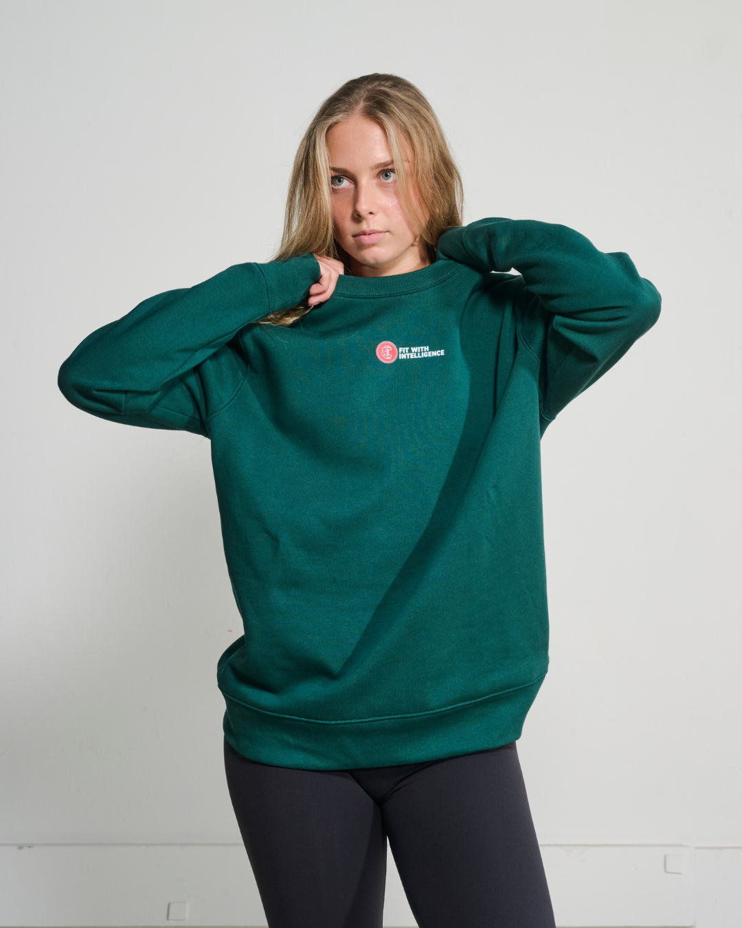 FitMind Classic Crewneck | Glazed Green