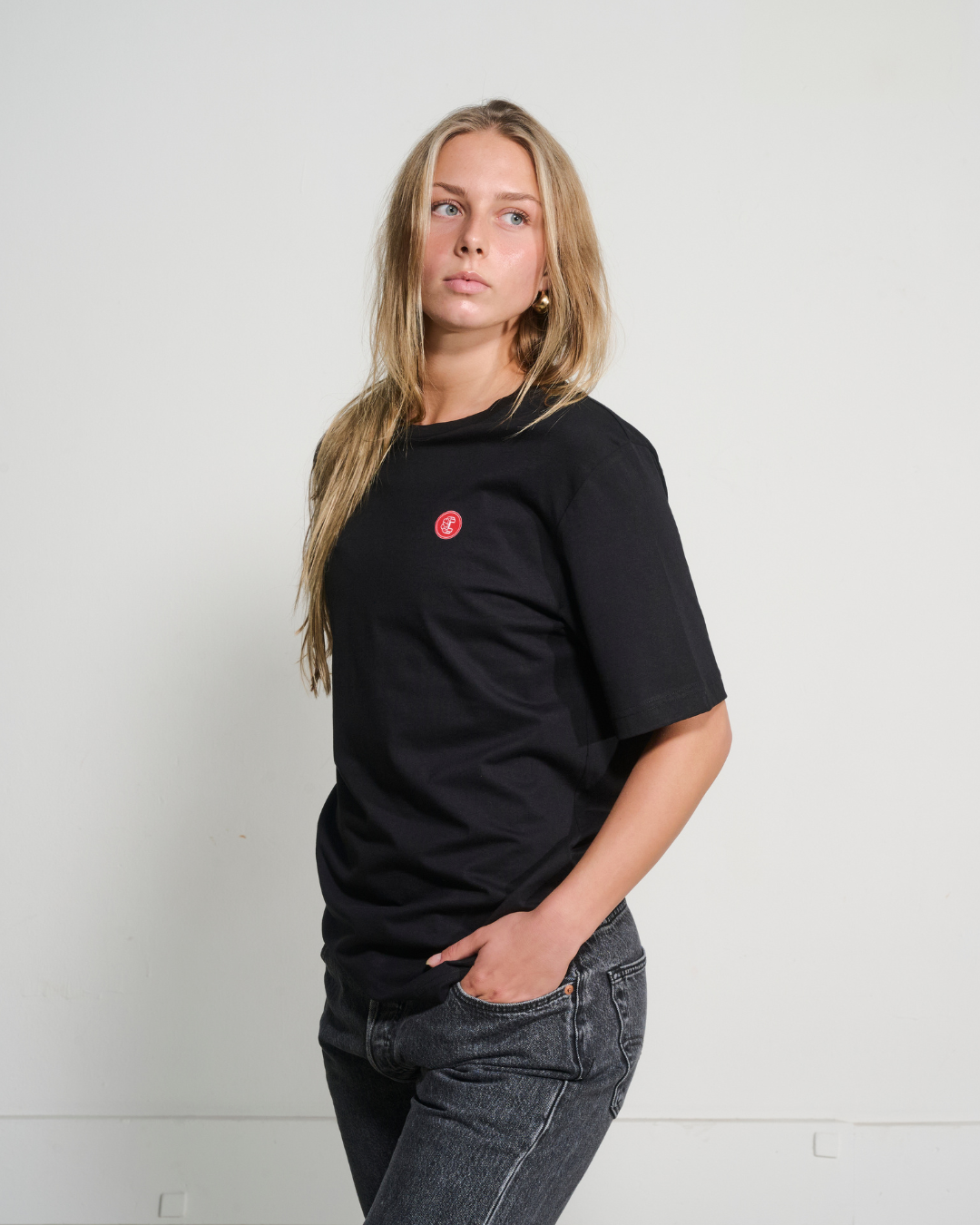 FitMind Classic Tee | Midnight Black