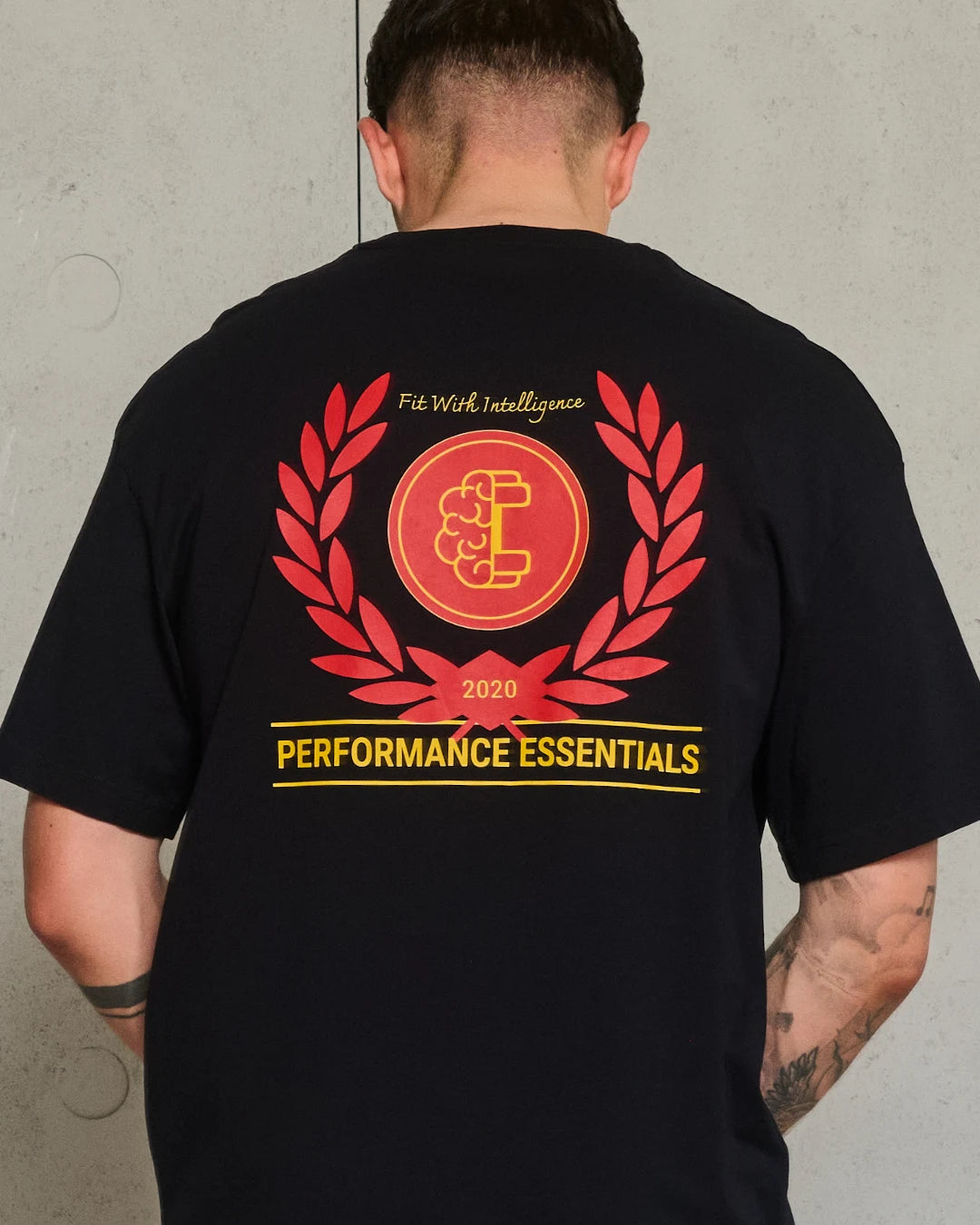 FitMind Champion Tee | Midnight Black