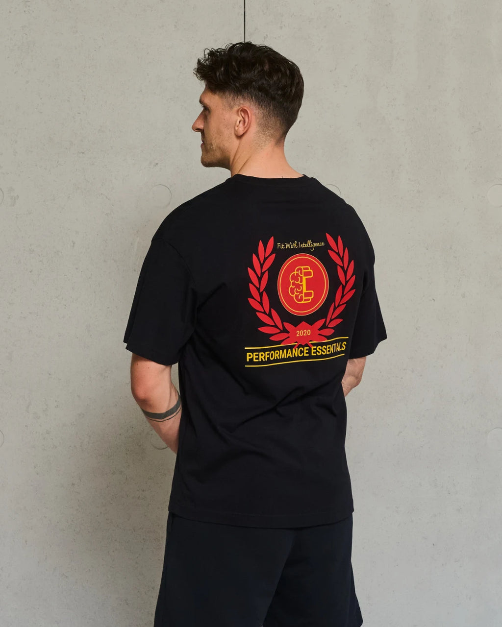 FitMind Champion Tee | Midnight Black