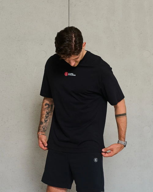 FitMind Champion Tee | Midnight Black
