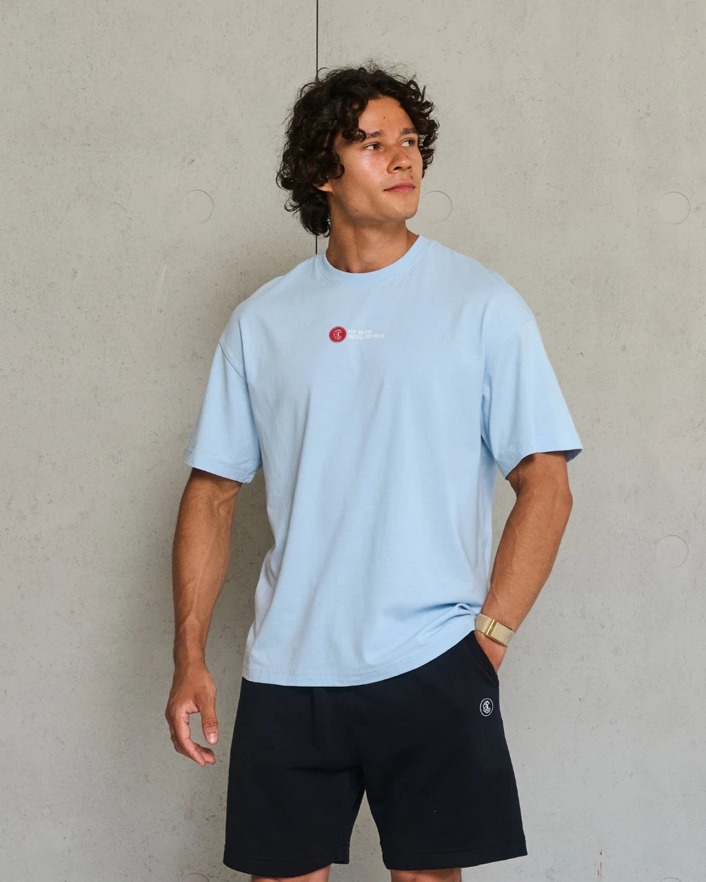 FitMind Signature Tee | Skyway Blue