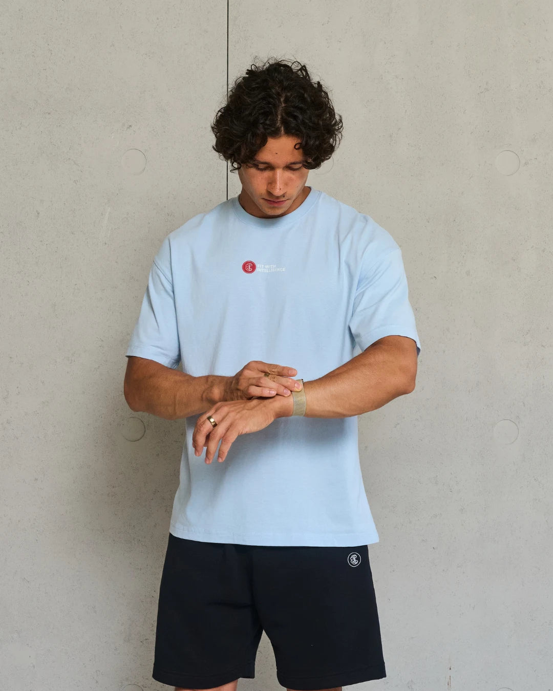 FitMind Signature Tee | Skyway Blue