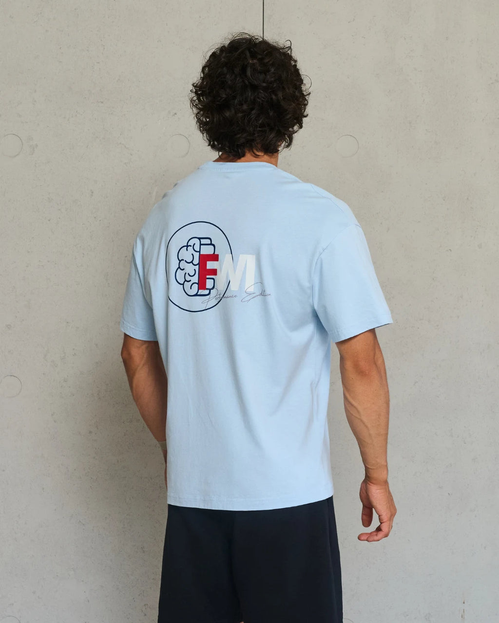 FitMind Signature Tee | Skyway Blue