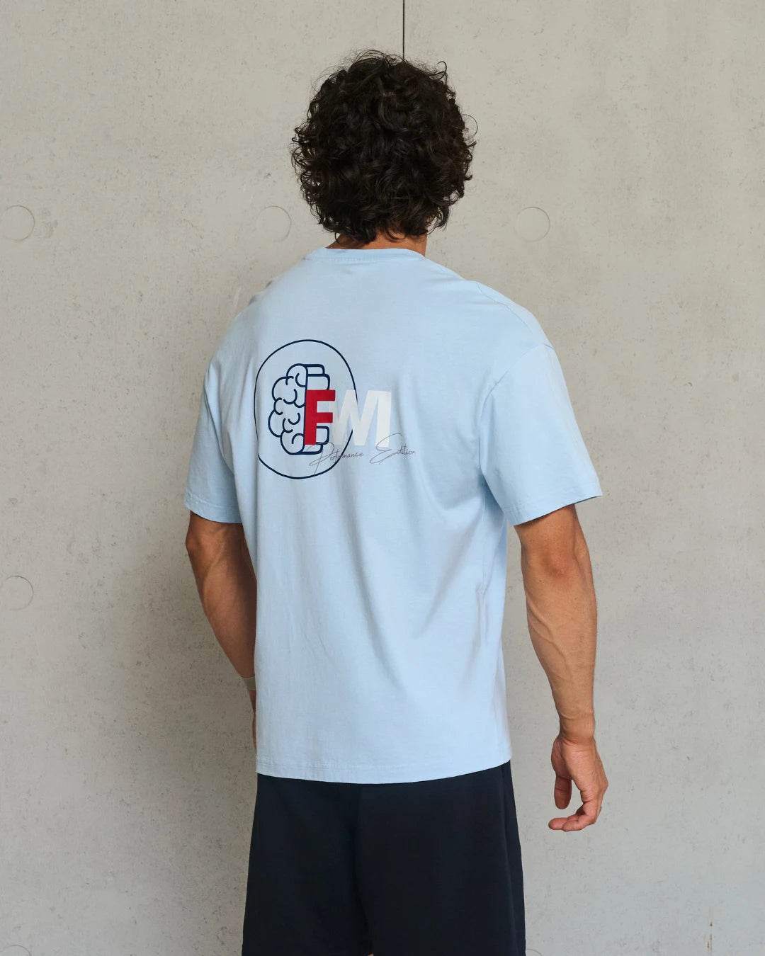 FitMind Signature Tee | Skyway Blue