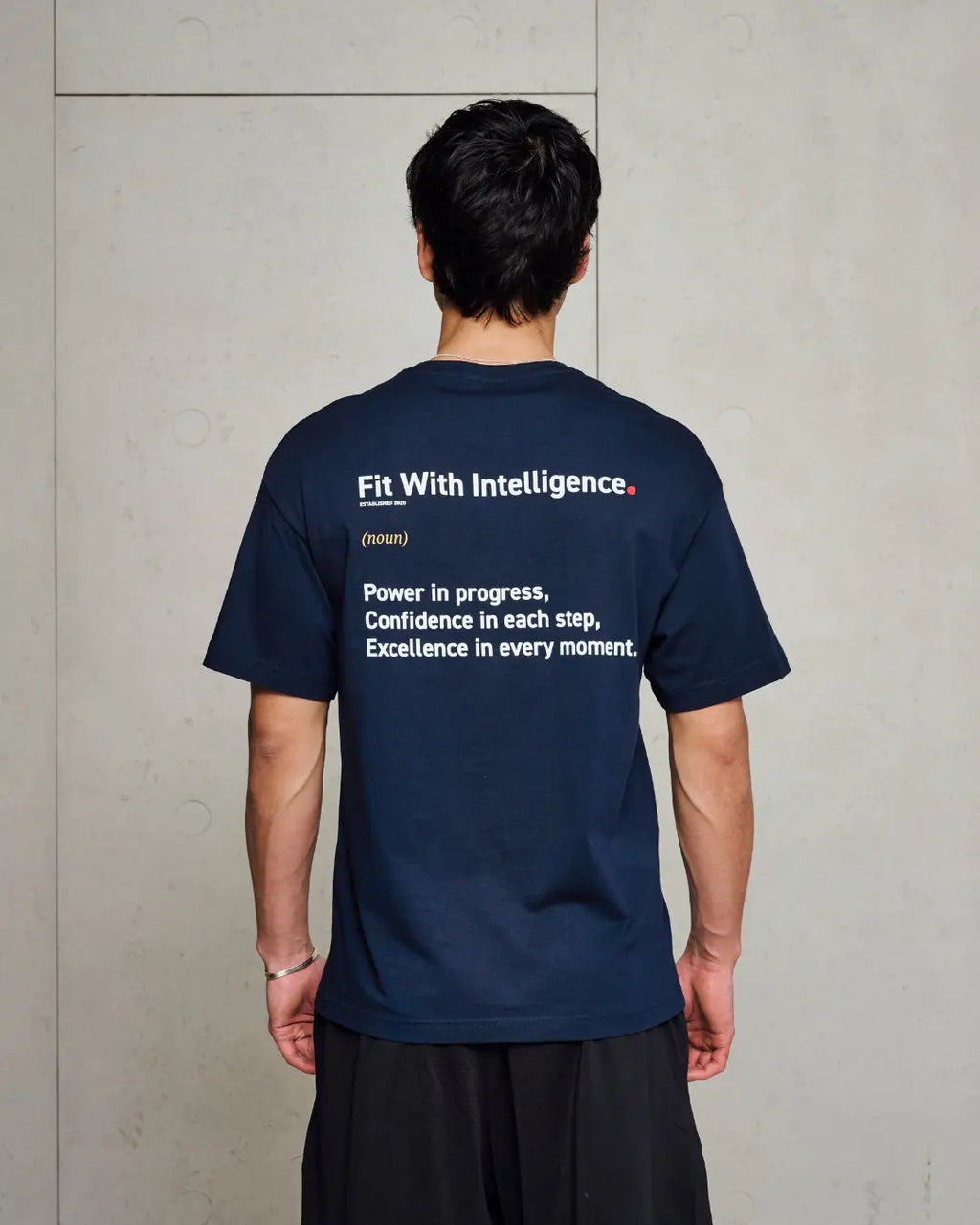 FitMind Noun Tee | French Navy
