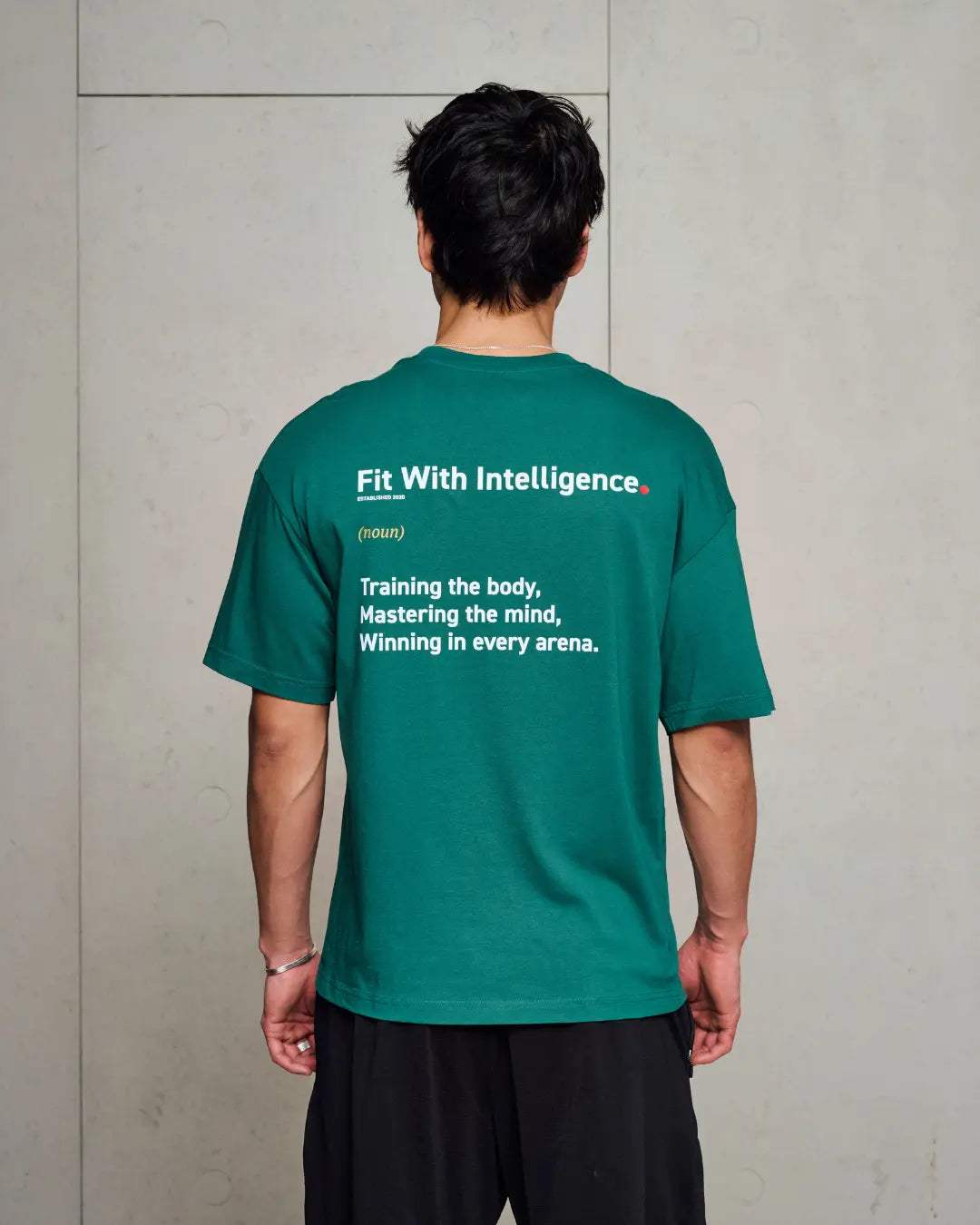 FitMind Noun Tee | Alpine Green