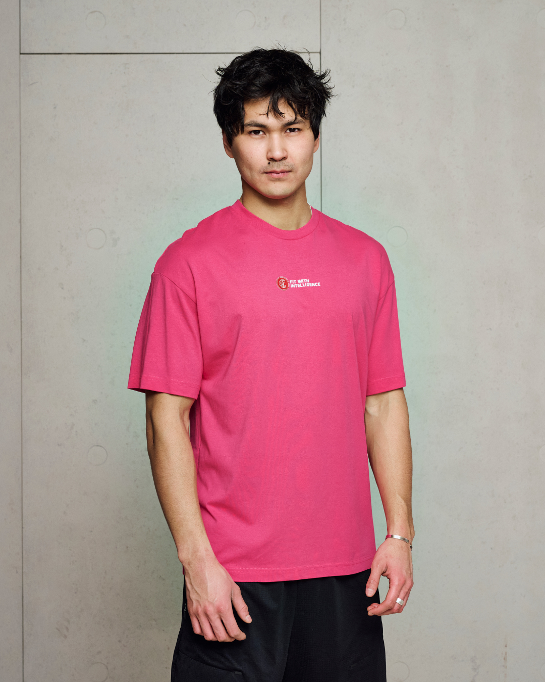 FitMind Noun Tee | Fuchsia Rose