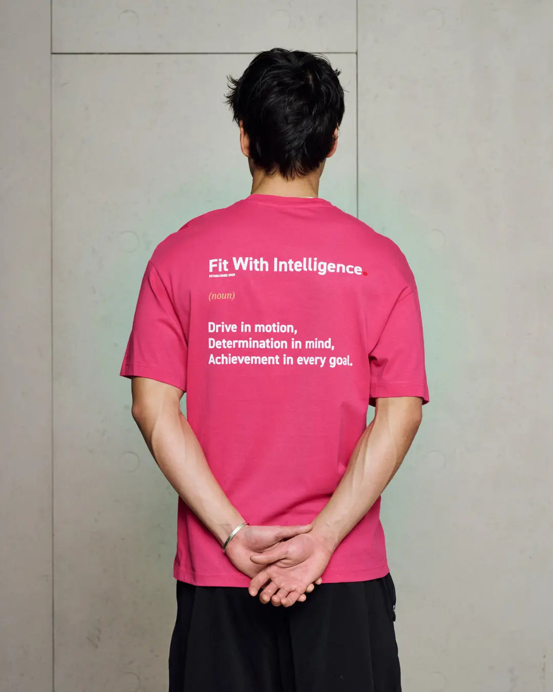 FitMind Noun Tee | Fuchsia Rose