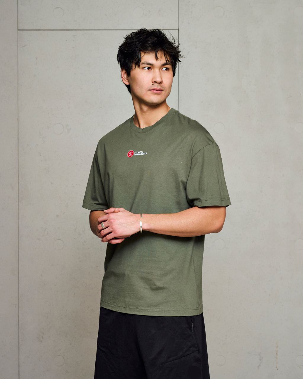 FitMind Logo Tee | Beetle Green