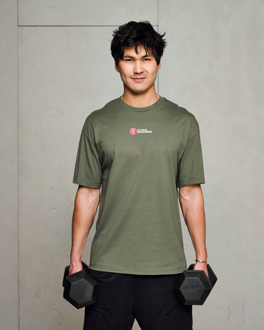 FitMind Logo Tee | Beetle Green