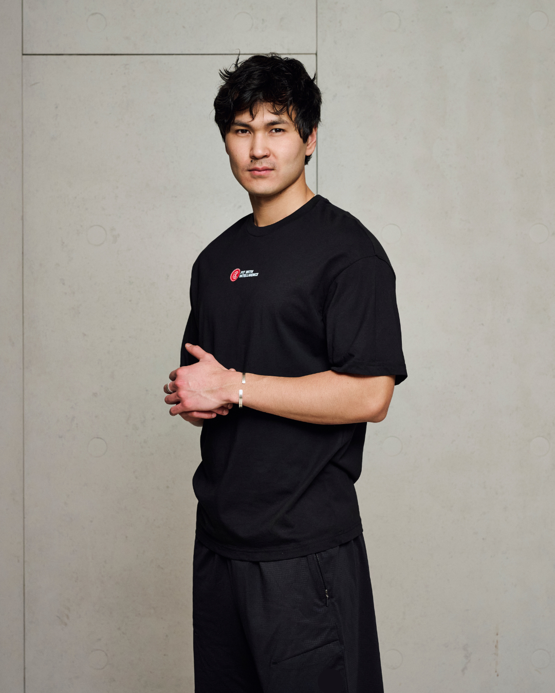 FitMind Logo Tee | Midnight Black