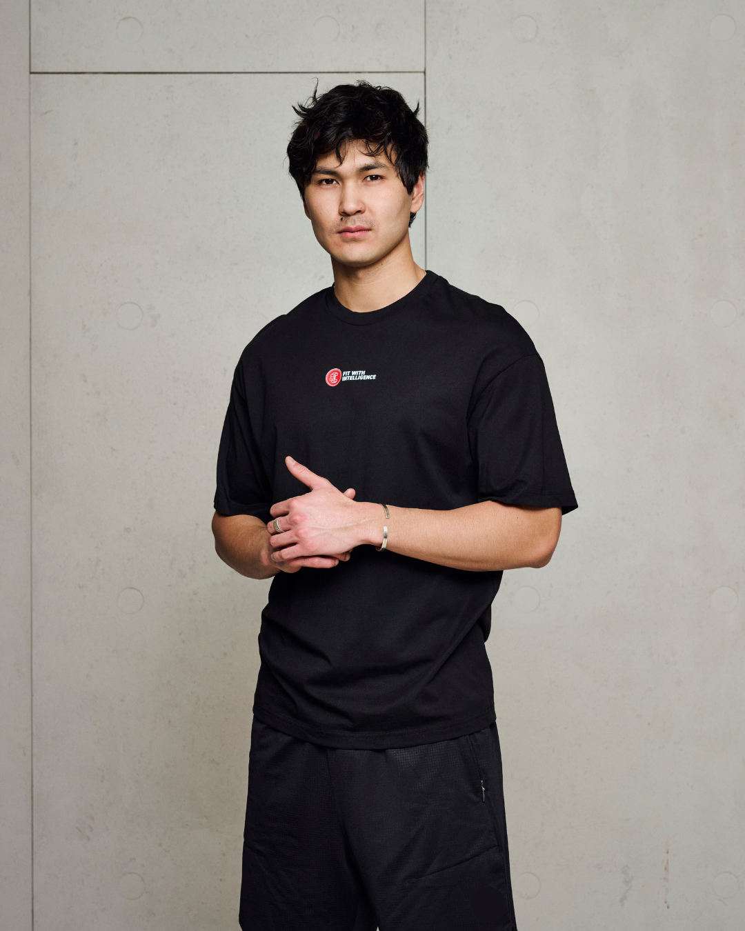 FitMind Logo Tee | Midnight Black