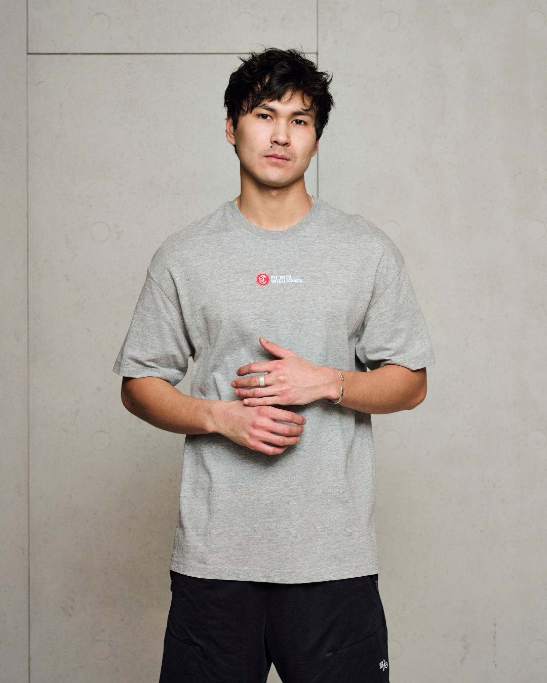 FitMind Perform Tee | Grey Melange