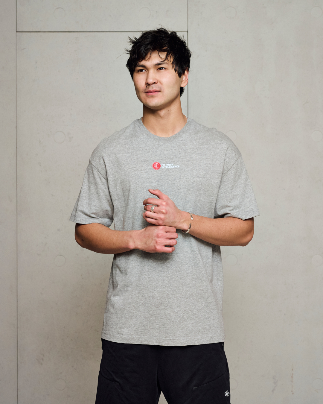 FitMind Perform Tee | Grey Melange
