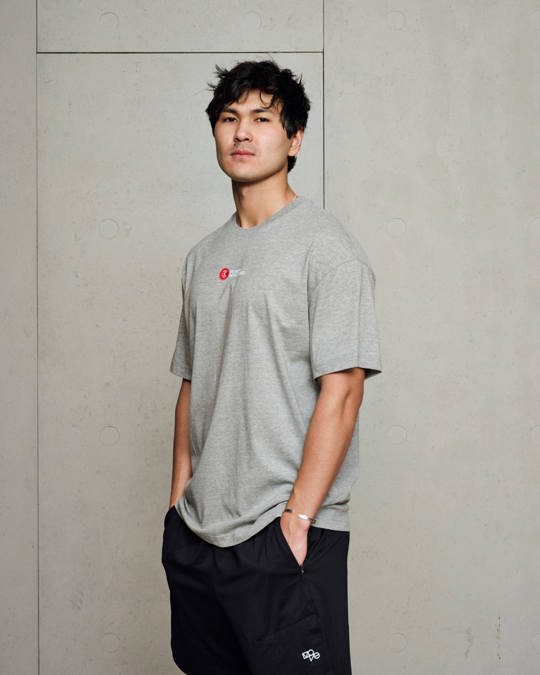FitMind Perform Tee | Grey Melange