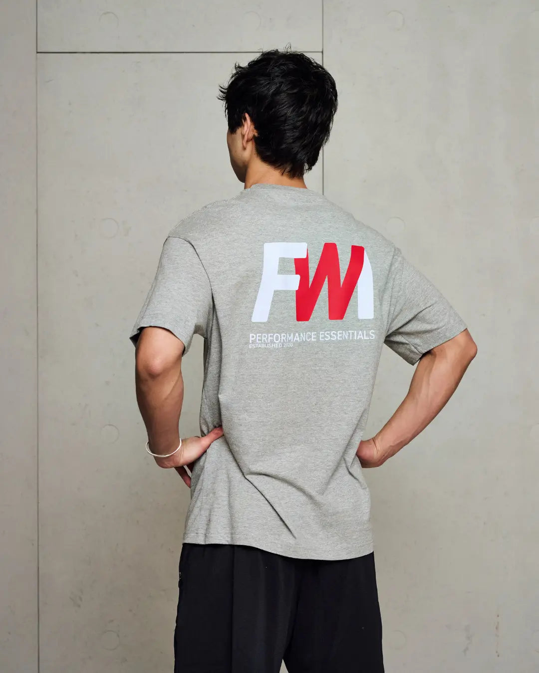 FitMind Perform Tee | Grey Melange