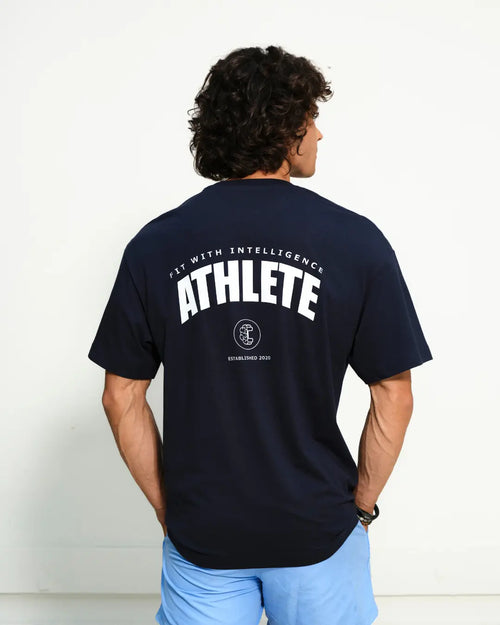 FitMind Athlete Tee | French Navy