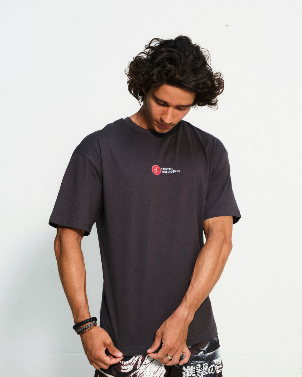 FitMind Athlete Tee | Asphalt Grey