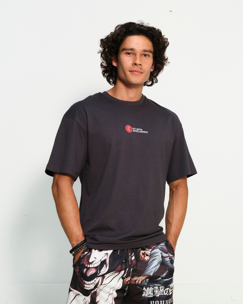 FitMind Athlete Tee | Asphalt Grey