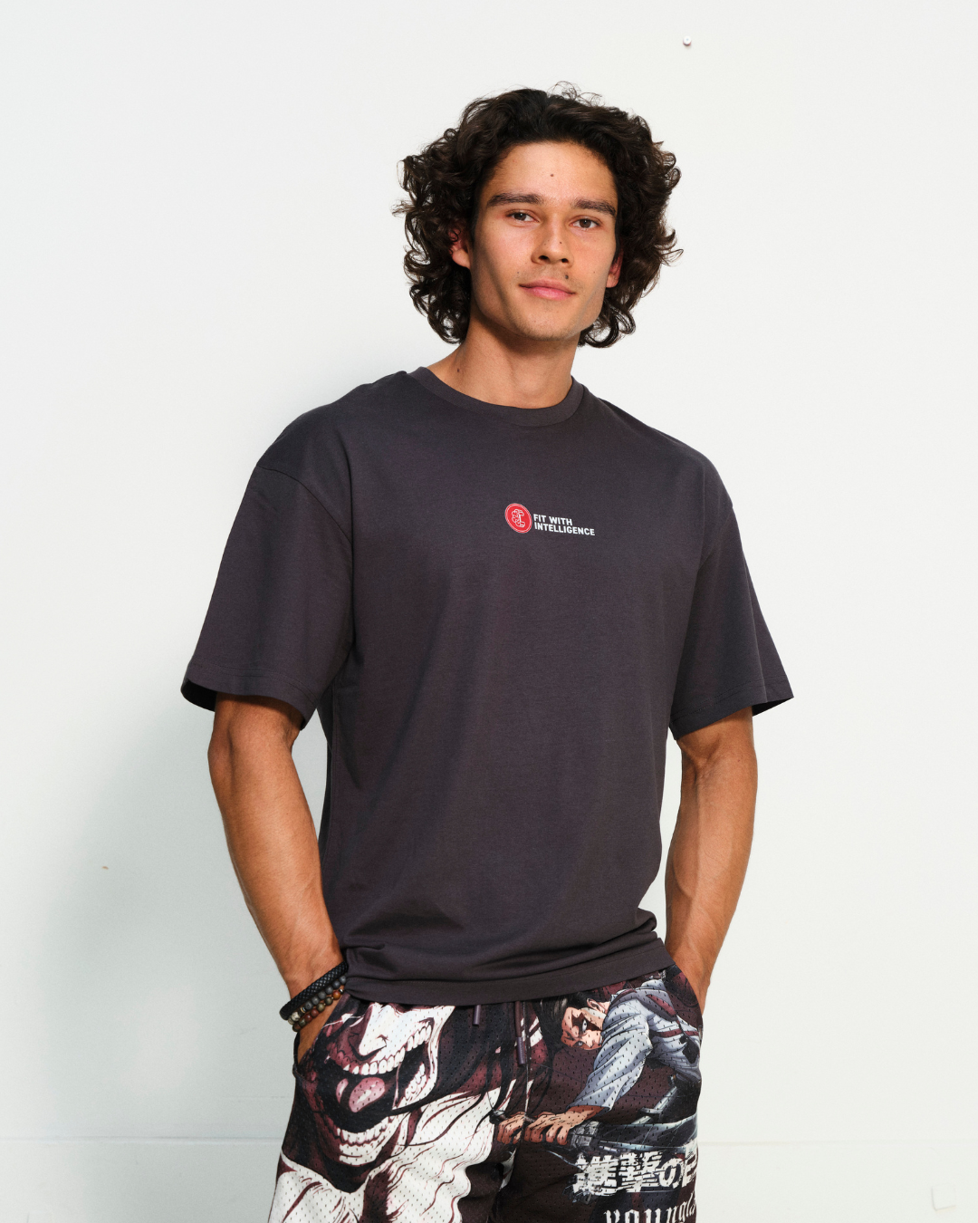 FitMind Athlete Tee | Asphalt Grey