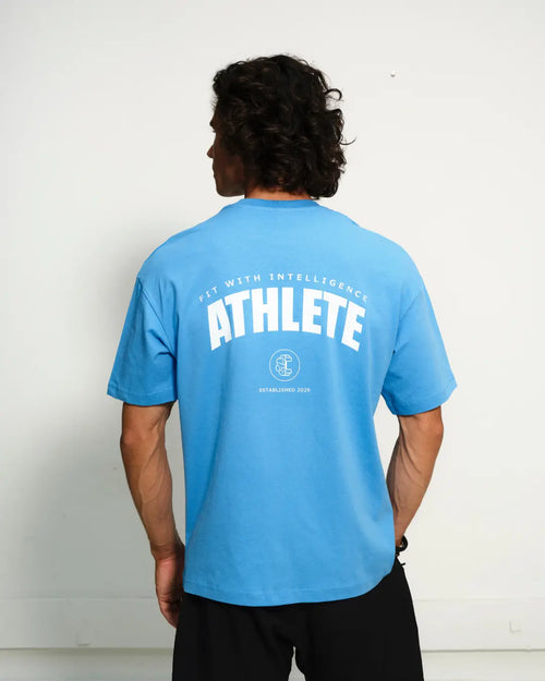 FitMind Athlete Tee | Azure Blue