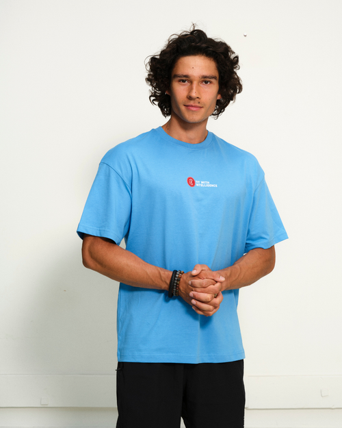 FitMind Athlete Tee | Azure Blue