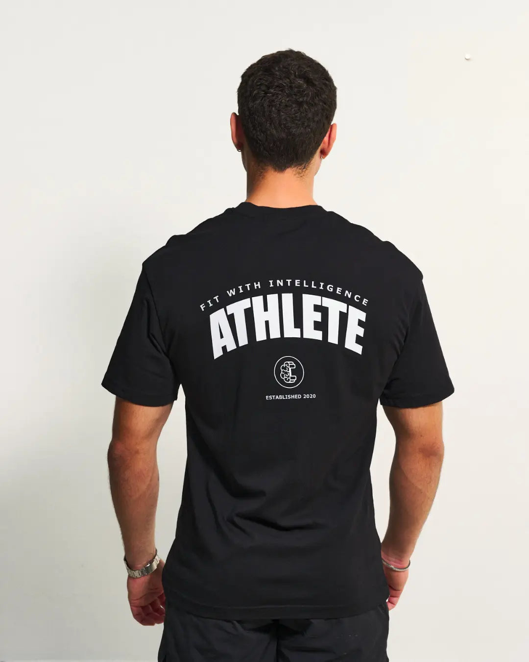 FitMind Athlete Tee | Midnight Black