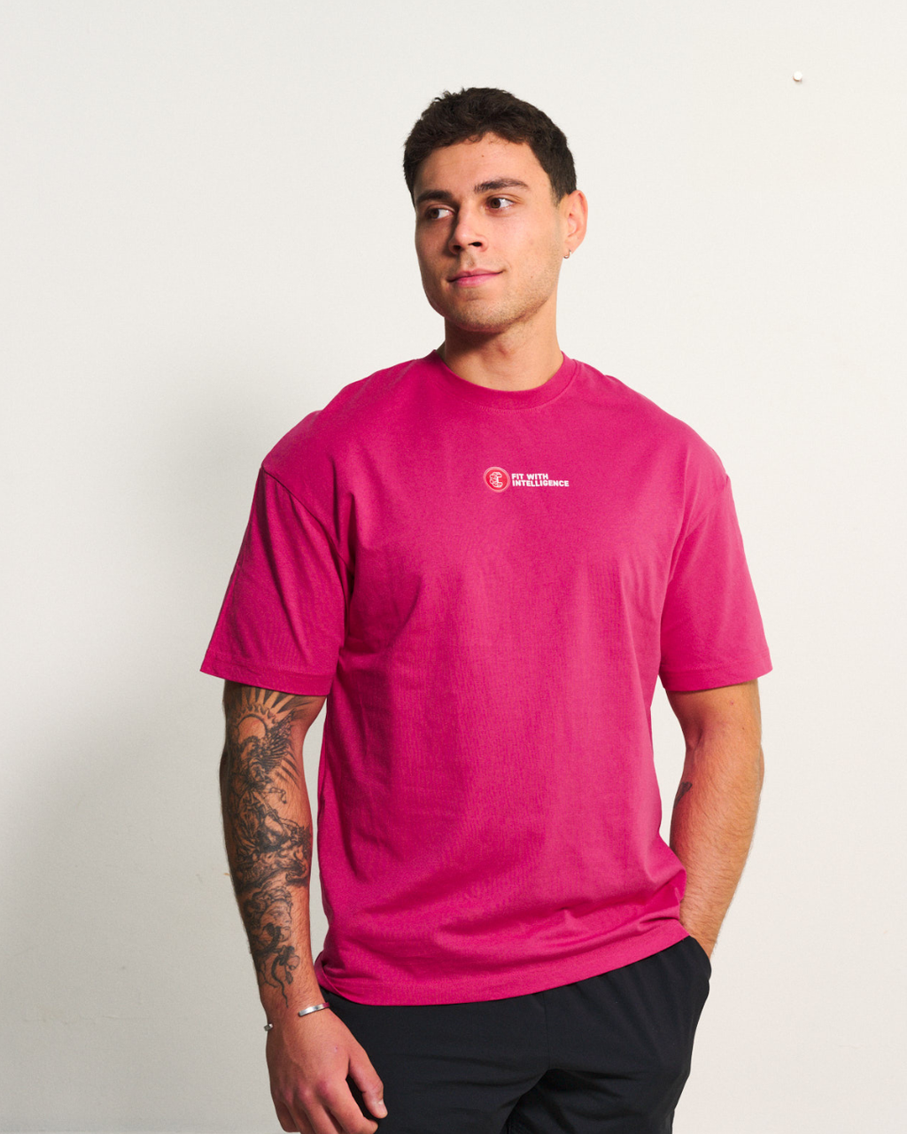 FitMind Athlete Tee | Fuchsia Rose