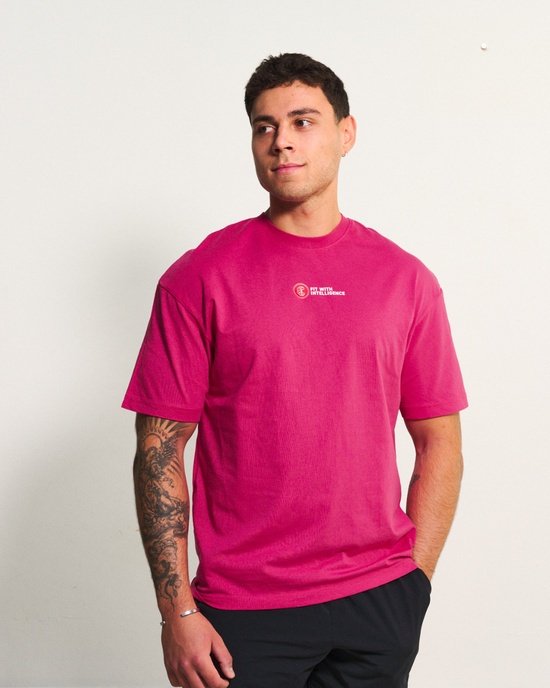 FitMind Athlete Tee | Fuchsia Rose