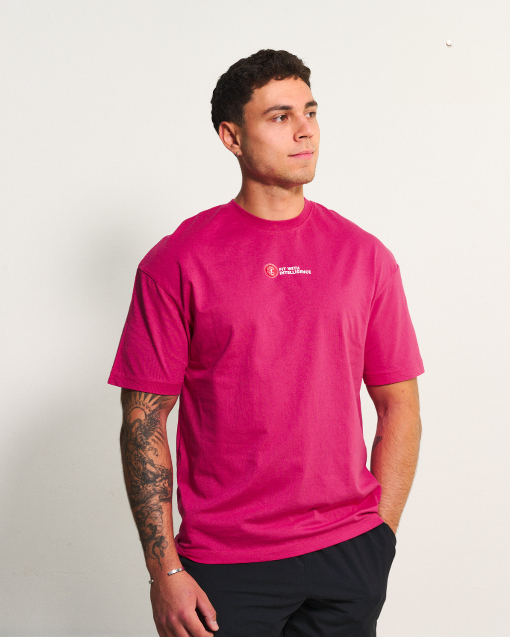 FitMind Athlete Tee | Fuchsia Rose