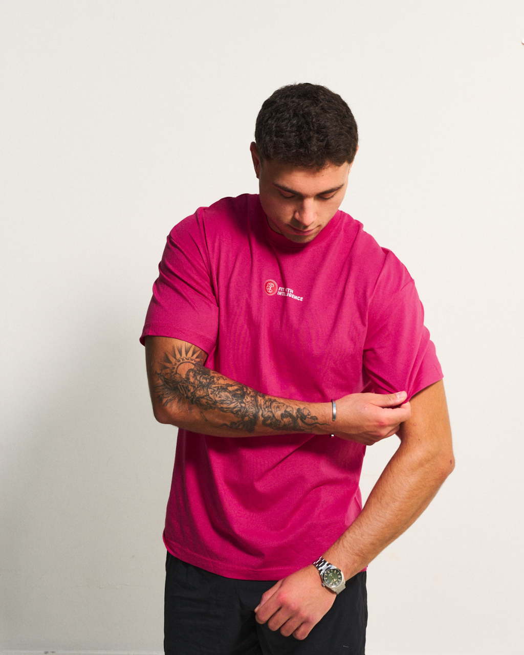 FitMind Athlete Tee | Fuchsia Rose