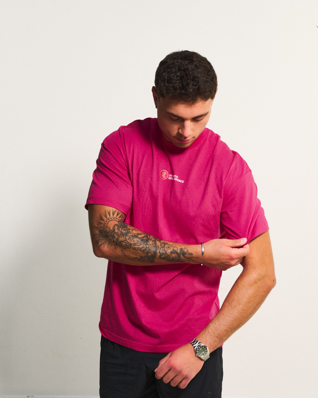 FitMind Athlete Tee | Fuchsia Rose