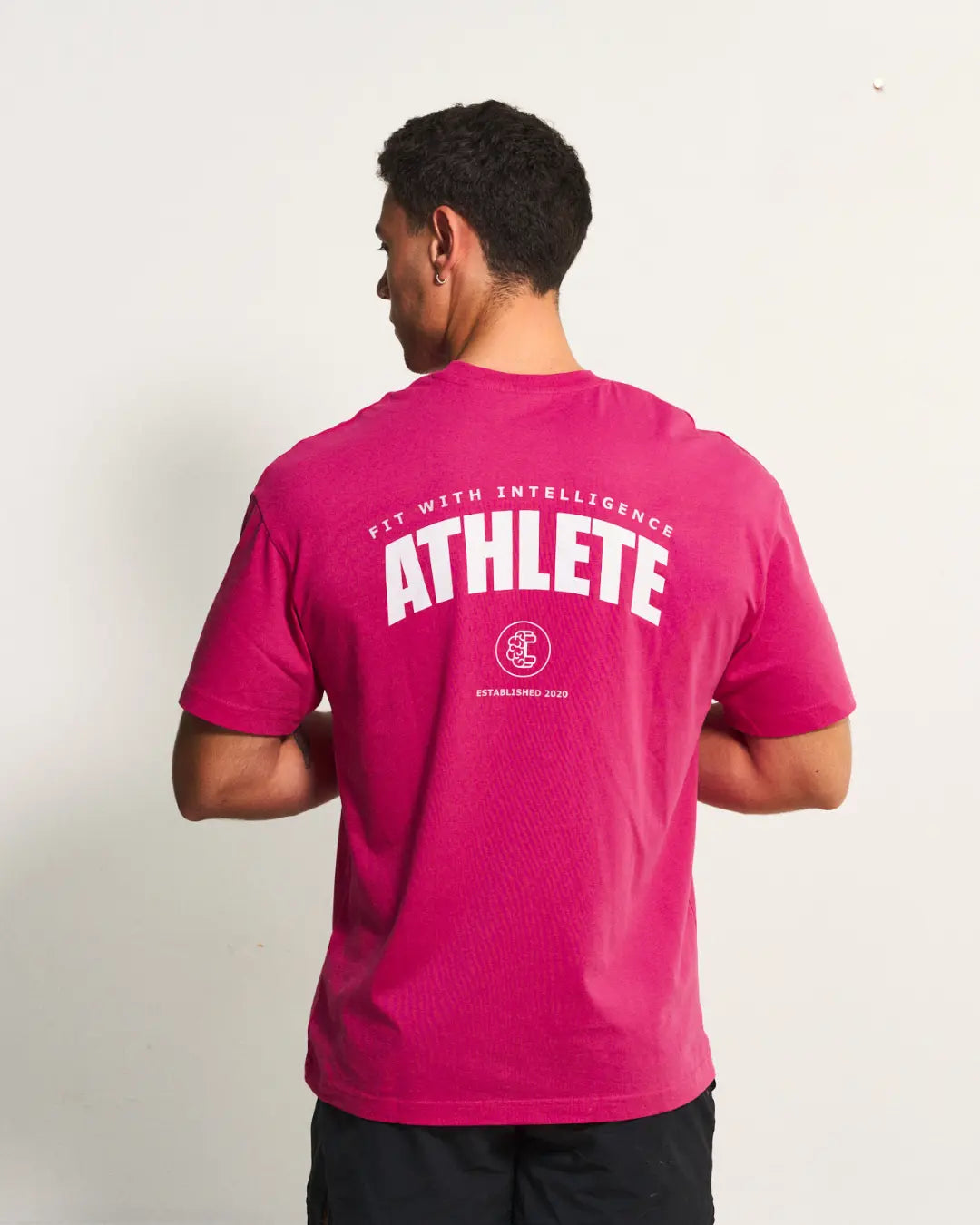 FitMind Athlete Tee | Fuchsia Rose