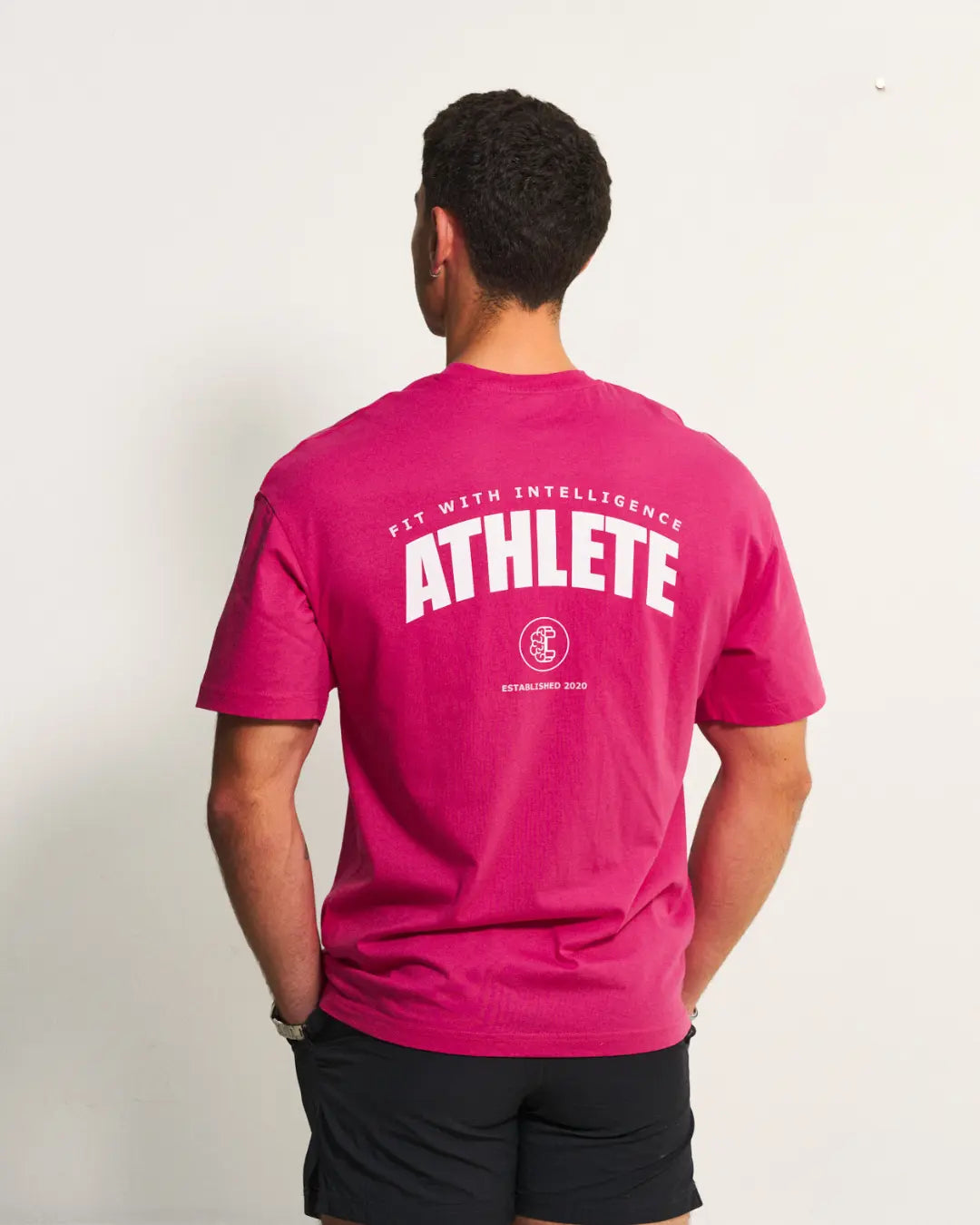 FitMind Athlete Tee | Fuchsia Rose
