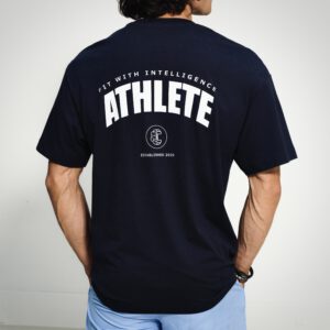FitMind Athlete Tee | Performance Edition | French Navy