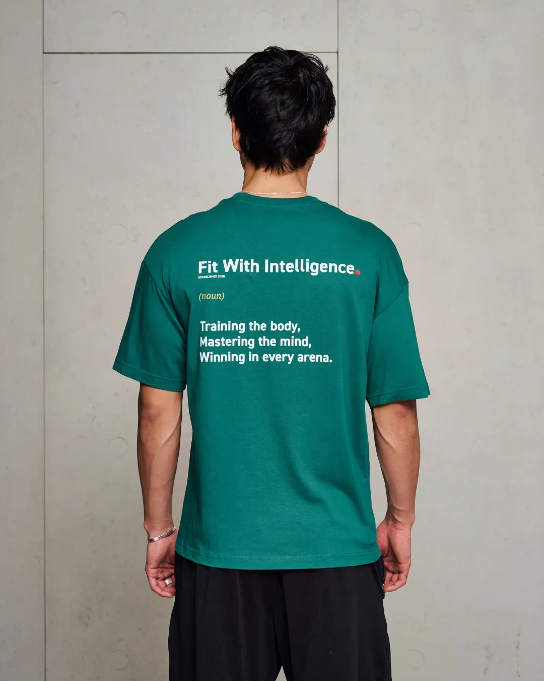 FitMind Noun Tee | Alpine Green