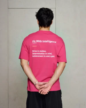 FitMind Noun Tee | Fuchsia Rose