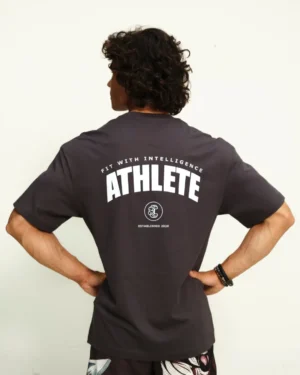 FitMind Athlete Tee | Asphalt Grey