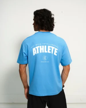 FitMind Athlete Tee | Azure Blue
