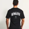 FitMind Athlete Tee | Midnight Black