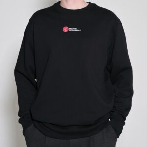 FitMind Classic Crewneck | Focus Edition | Midnight Black