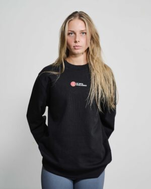 FitMind Classic Crewneck | Focus Edition | Midnight Black