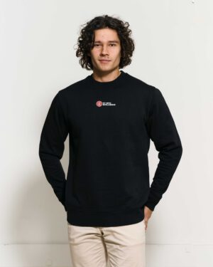 FitMind Classic Crewneck | Focus Edition | Midnight Black