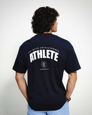 FitMind Athlete Tee | Performance Edition | French Navy