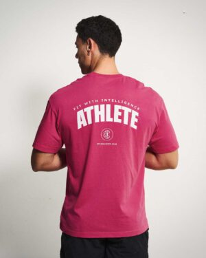 FitMind Athlete Tee | Performance Edition | Fuchsia Rose